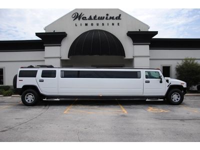 Limo, limousine, hummer, h2, 2007, white, excellent condition, super stretch