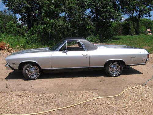 1968 ss 396 el camino with original paperwork, 4 spd rock crusher