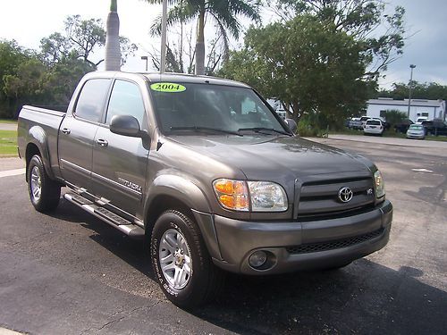 2004 toyota tundra limited 4x4 4wd double cab 4.7 v8 crew cab truck one owner fl