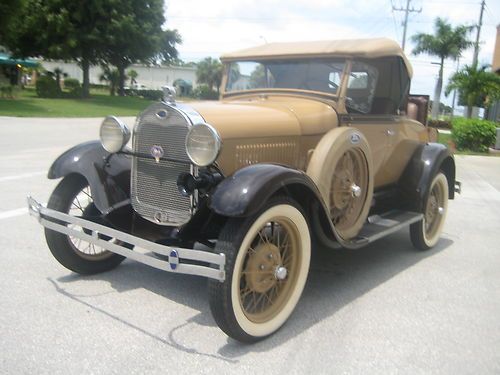 1929 model a ford rumble seat roadster