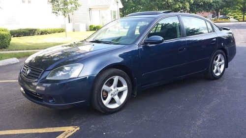 No reserve 2005 nissan altima se sedan 4-door 3.5l runs great fast absolute sale