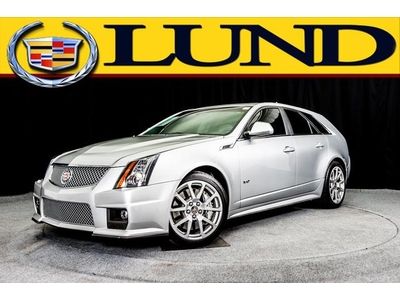 Rare cts v wagon radiant silver manual supercharged recaro sunroof nav