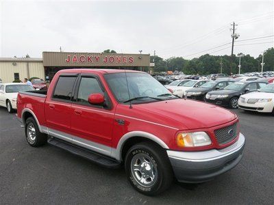 Crew cab lariat heated leather 2wd chrome wheels running boards sunroof