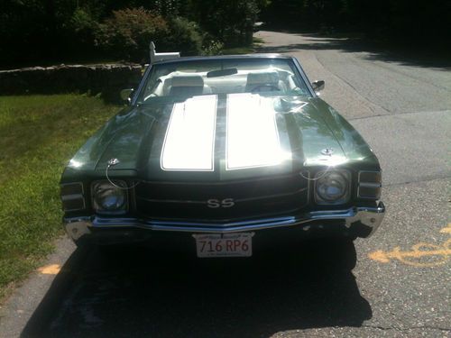 1971 chevrolet chevelle ss 454 convertible