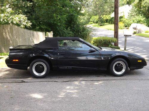 1992 pontiac trans am convertible,  t/a, collector, generation 3