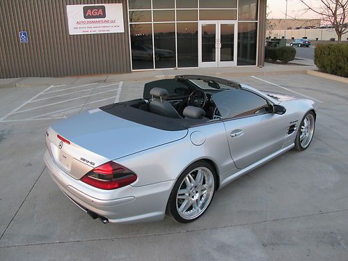2004 mercedes sl55 sl 55 amg damaged wrecked rebuildable salvage low reserve 04