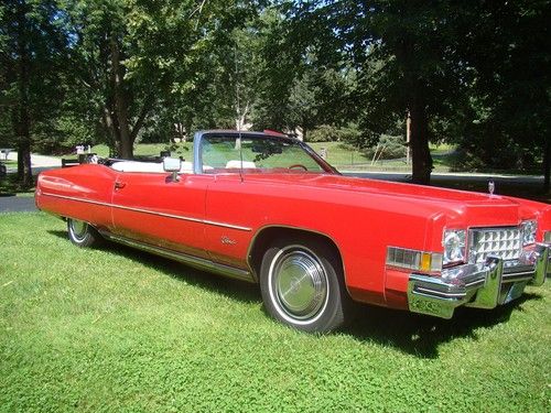 1973 cadillac eldorado base convertible 2-door 8.2l