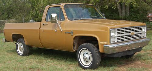 1984 chevy pickup, custom deluxe 10, 4 x 4, v-8, ps, pb, ac