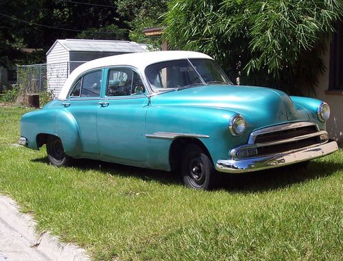 1951 chevy style line deluxe 4 door custom hot rod low rider bomb rat rod donk