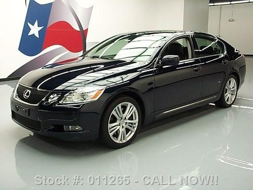 2007 lexus gs450h hybrid sunroof nav climate seats 27k texas direct auto