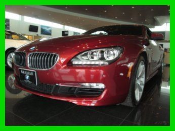 13certified vermilion red 3l i6 640-i cic convertible *driver assistance package