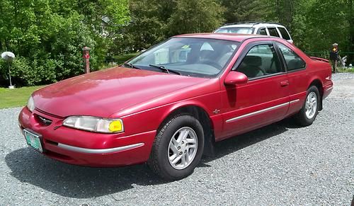 1997 thunderbird lx limited edition. 4.6l v8 auto flametint red