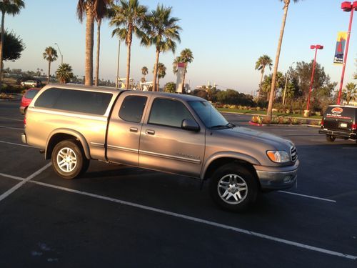 2001 toyota tundra limited-younger camper top &amp; bed liner, runs great