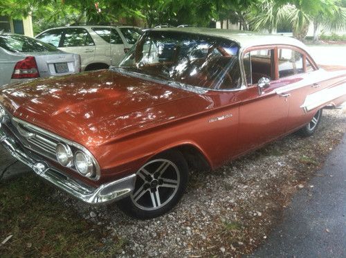 1960 chevrolet bel air base sedan 4-door 5.7l