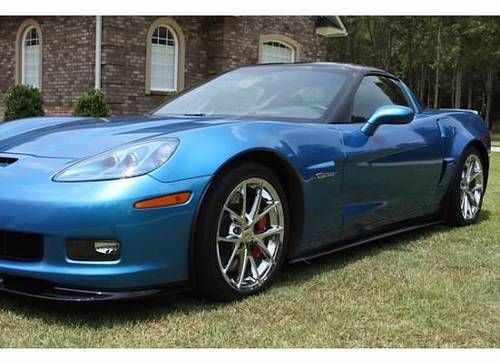 Zo6 corvette 2011 very rare jet stream blue 1 of 28 made in 2011, cfz option lz3