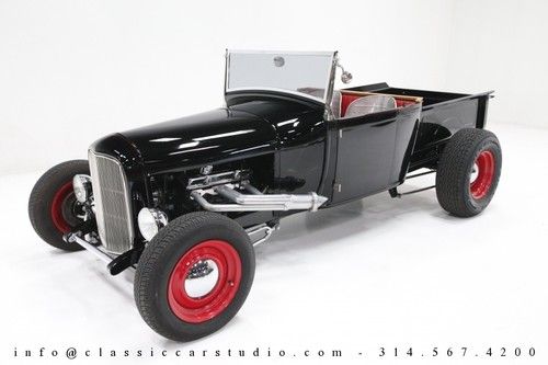 1929 ford roadster pickup - freshly restored all steel hot rod pickup!