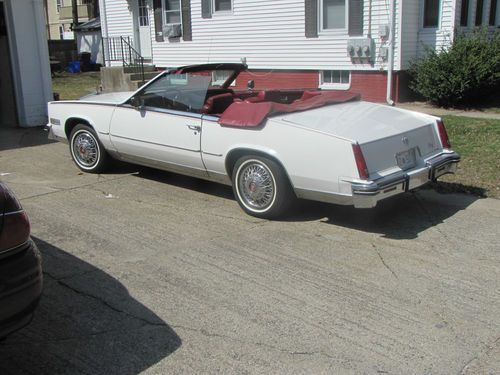 1985 cadillac eldorado biarritz convertible 2-door 4.1l