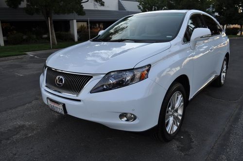 2010 lexus rx 450h fwd clean carfax report 1 ownr navi camera loaded