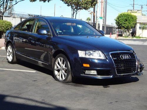 2009 audi a6 damadge repairable rebuilder fixer only 50k miles runs!!