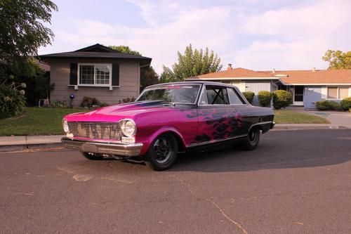 1962 nova pro street hardtop show car turn key fun car fast and loud,gorgeous !!