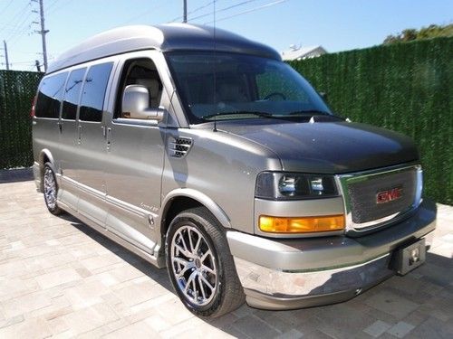 2011 gmc conversion high top custom van explorer pkg loaded one owner mint cond