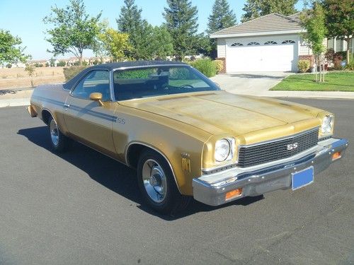 1973 chevrolet super sport  el camino 454-ls4, original matching numbers