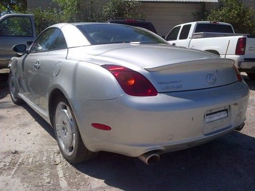 2002 lexus sc430 convertible *needs repair* wrecked