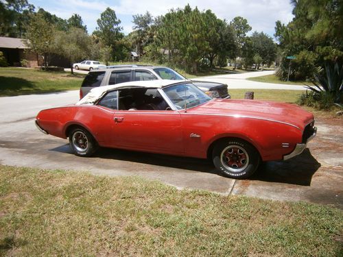 1969 olds cutlass s convertible - project car plus many extra parts