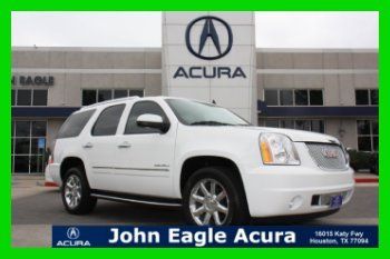 2012 gmc yukon denali rwd suv leather sunroof one owner nav dvd rse