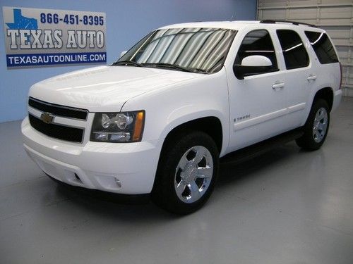 We finance!!!  2007 chevrolet tahoe lt 4x4 flex-fuel 3rd row leather texas auto