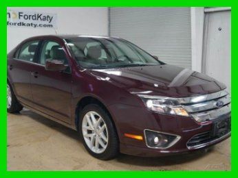 2012 ford fusion sel 3.0l v6, leather, ford certified 7yr/100k included