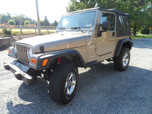 2004 jeep wrangler x sport utility 2-door 4.0l