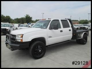 3500hd duramax diesel 8' cm flatbed dually built in tool boxes 4x4 - we finance!