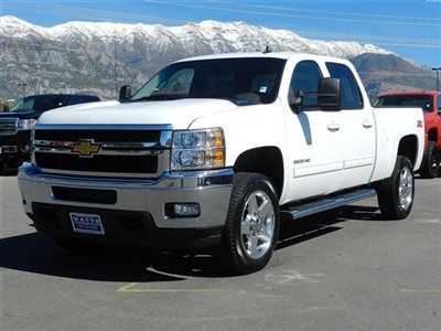 Crew cab chevy duramax diesel 4x4 ltz leather heated seats bose auto tow 20's