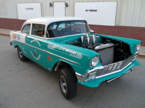 2dr 210 gasser - 355 cu. in. v8 - 4 x 2 roch. carbs very nice 60's style hot rod