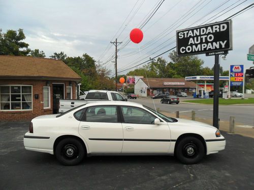 2003 chevrolet impala base sedan 4-door 3.8l one owner police interceptor