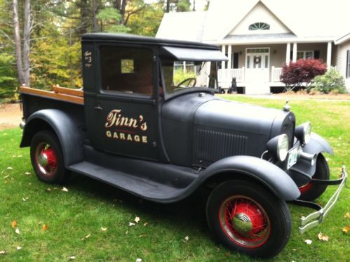 1929 ford model a closed cab pickup truck