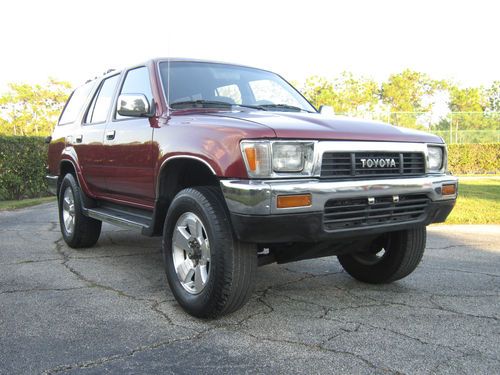 1991 toyota 4runner sr5  4x4 5 speed 22re 4 cylinders