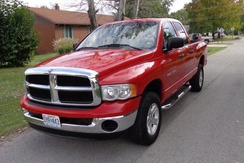 2005 dodge ram 1500 slt crew cab pickup 4-door 4.7l - no reserve