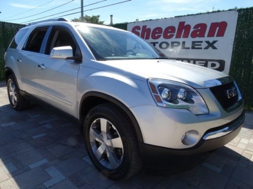2011 gmc acadia slt 1 owner leather sunroofs dvd pwr options more! automatic 4-d