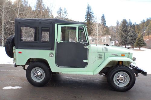 Beautiful survivor! 1971 toyota landcruiser factory soft top! 51k orig rust free