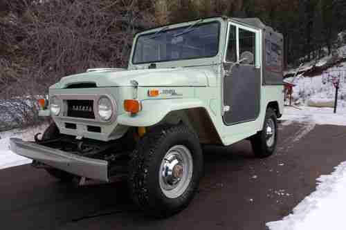 BEAUTIFUL SURVIVOR! 1971 toyota landcruiser FACTORY SOFT TOP! 51K orig RUST FREE, image 2