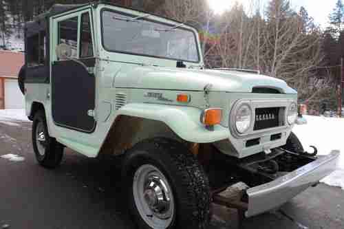 BEAUTIFUL SURVIVOR! 1971 toyota landcruiser FACTORY SOFT TOP! 51K orig RUST FREE, image 4