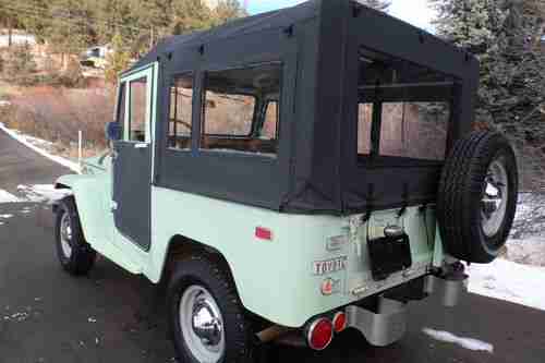 BEAUTIFUL SURVIVOR! 1971 toyota landcruiser FACTORY SOFT TOP! 51K orig RUST FREE, image 7