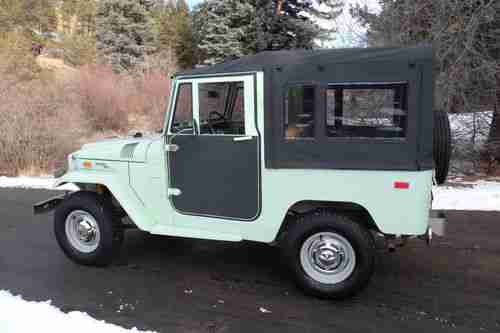 BEAUTIFUL SURVIVOR! 1971 toyota landcruiser FACTORY SOFT TOP! 51K orig RUST FREE, image 8