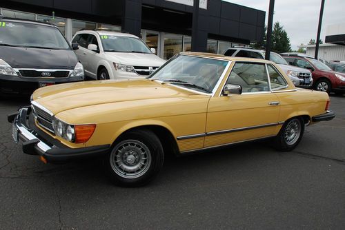 1982 mercedes-benz 380sl convertible 2-door