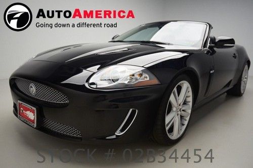 2010 jaguar xk 2dr convertible xkr black leather nav navigation  autoamerica