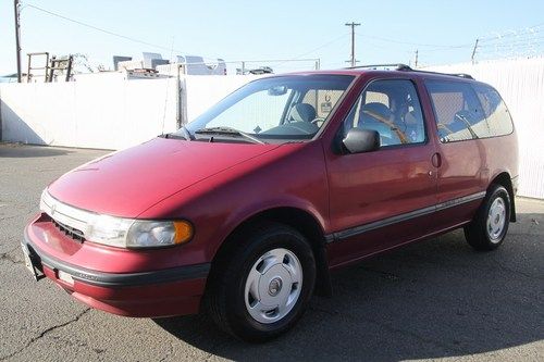 1993 mercury villager gs sports van  automatic 6 cylinder no reserve