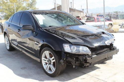 09 pontiac g8 damaged rebuilder salvage priced to sell nice unit export welcome!