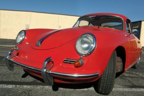 1961 porsche 356 b factory sunroof coupe
